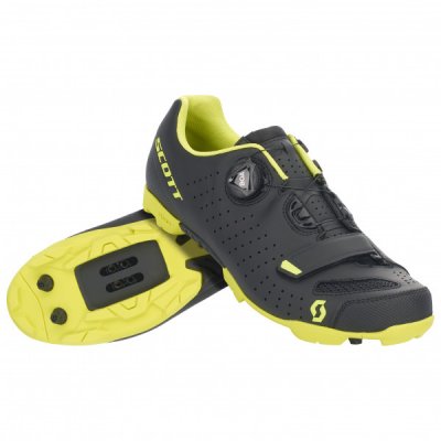 SCOTT  MTB Comp Boa - Chaussures VTT homme Matt Black Sulphur Yellow 45