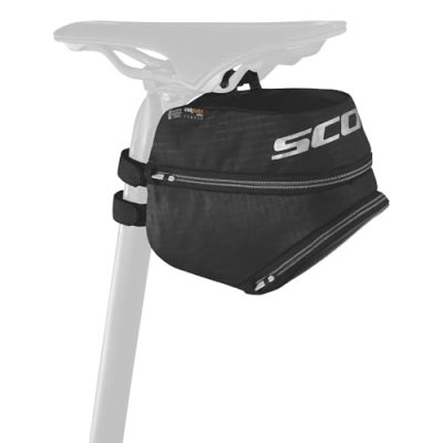 SCOTT  Sacoche v&eacute;lo Saddle Bag Hilite 1200 Black Noir Unique