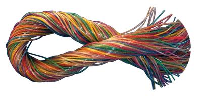 CHIANRLIU Scoubidou 80cm paillete - Lot de 100