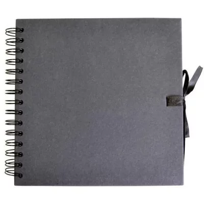 ARTEMIO Scrap Book Noir Int&egrave;rieur Kraft 30x30cm - 