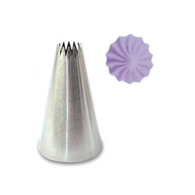 SCRAPCOOKING  1803 Douille Cannel&eacute;e Inox Argent 14 x 10,8 x 3,2 cm