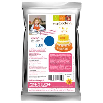 GENERIQUE SCRAPCOOKING P&acirc;te &agrave; sucre ar&ocirc;me vanille 250 g Bleue