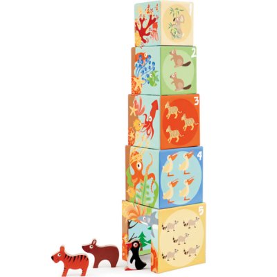 SANRIO Scratch tour d'empilage Animaux du monde 8 parties