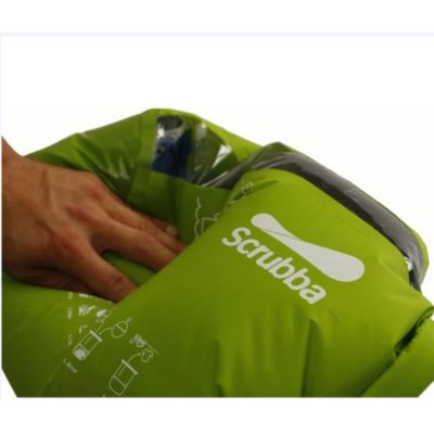 SCRUBBA  - Wash Bag taille Standard - 13,5 l, vert/bleu 