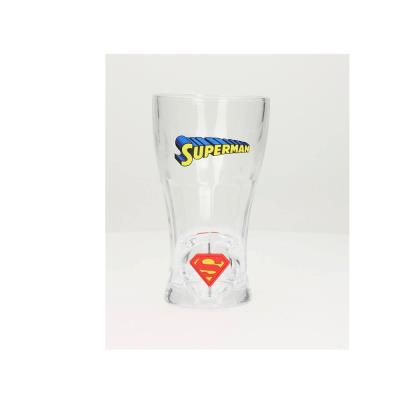 SD TOYS  DC Comics: Verre Soda Superman avec Logo Spinning- - Mugs et