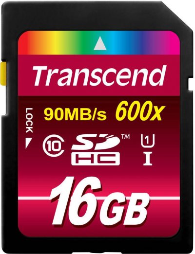 TRANSCEND SDHC 16 Go Class 10 UHS-I 600x Ultimate