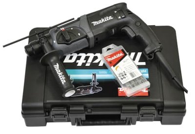 MAKITA SDS-Plus Bohrhammer HR2470BX40 + Kit de forage + valise