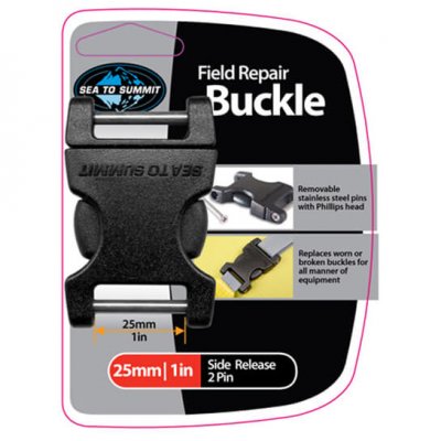 Sea to Summit - Field Repair Buckle - Boucle taille 25 mm, noir