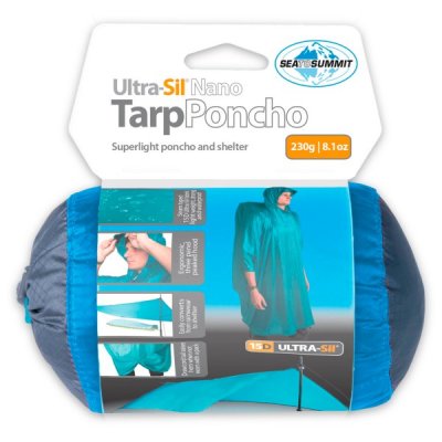 SEA TO SUMMIT  Ultra Sil Nano Tarp - Poncho Blue Unique