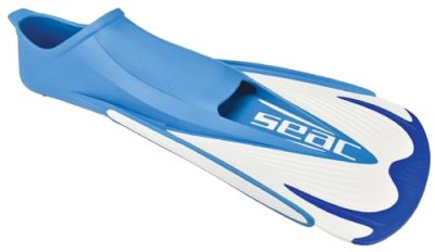 SEAC  Palmes Courtes - Adulte - Voilure 3 mat&eacute;riaux - Bleu Blanc Rouge