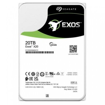 SEAGATE  Exos X20 20tb 3.5&acute;&acute; Hard Disk Drive Vert