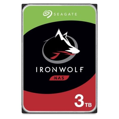 SEAGATE  Iron Wolf 3tb 3.5&acute;&acute; Hard Disk Argent&eacute;
