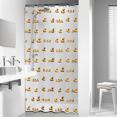 SEALSKIN  Duckling, Rideau de douche, PEVA, 180x200 cm, Jaune