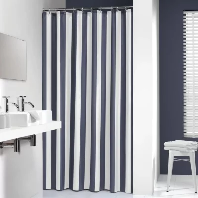 SEALSKIN  Linje, Rideau de douche, Polyester, Bleu