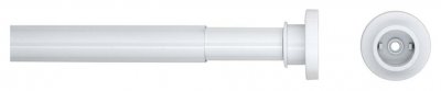 SEALSKIN  Seallux, Barre de rideau de douche, Acier inoxydable, Blanc