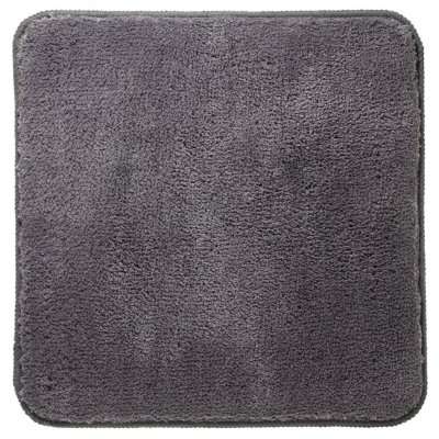 VIDAXL Sealskin - Tapis de bain Angora 60x60 cm Gris Grey