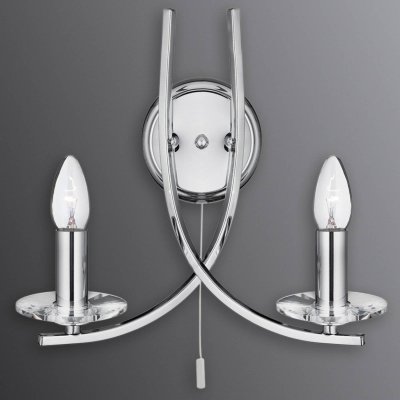 SEARCHLIGHT  Applique murale Ascona couleur chrome 2 fl.