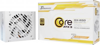 SEASONIC  CORE GX-650 650 W ATX 80 PLUS Gold Enti&egrave;rement modulaire PC