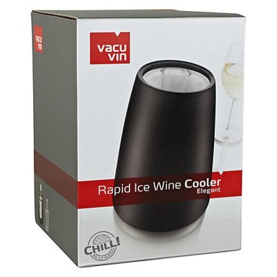 Seau refroidisseur &agrave; vin noir Vacu vin 