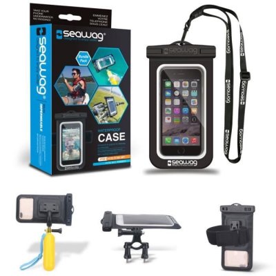 SEAWAG  Bundle Selfie Pochette &eacute;tanche Smartphone - Noir