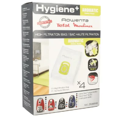 ROWENTA Seb - sac aspirateur hygiene aromatic - set 4pcs - zr200940