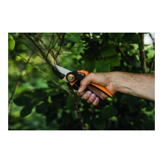 FISKARS S&eacute;cateur &agrave; Enclume, X-series PowerGear, P941, Avec Poign&eacute;e Tournante