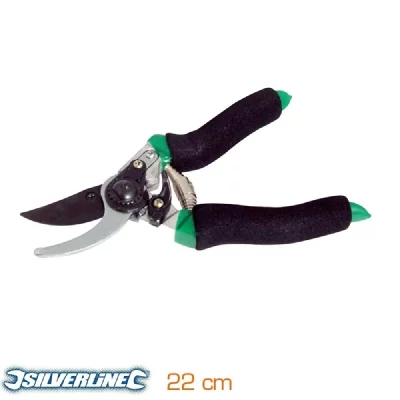 SILVERLINE S&eacute;cateur &agrave; lames franches - 22 cm