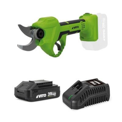 VITO S&eacute;cateur sans fil 20V Batterie Lithium 2Ah  de coupe 30 mm Moteur Brushless Chargeur rapide