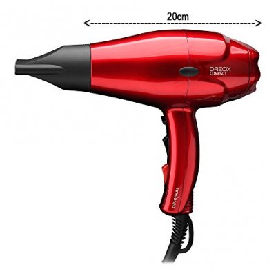 GENERIQUE S&egrave;che-Cheveux Dr&eacute;ox Compact Rouge Professionnel 2000W