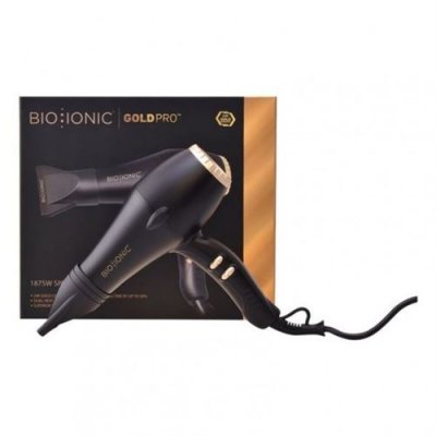 BIO IONIC S&egrave;che-cheveux Gold Pro  1200W Noir 