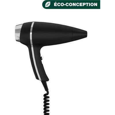 JVD S&egrave;che-cheveux Ionique Luxe Alteo 1875 W Noir Mat - 