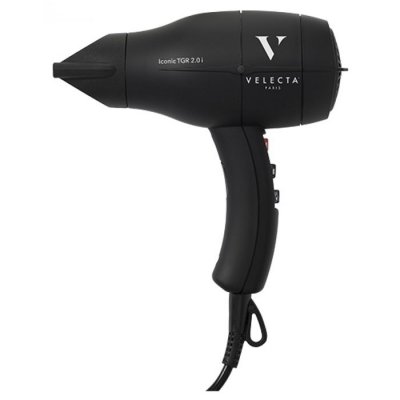 VELECTA PARIS S&egrave;che-cheveux professionnel : ICONIC TGR 2.0i Noir intense