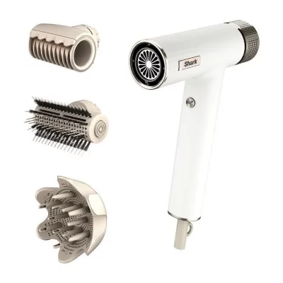 SHARK S&egrave;che-cheveux  SpeedStyle + Embout RapidGloss pour cheveux boucl&eacute;s et fris&eacute;s