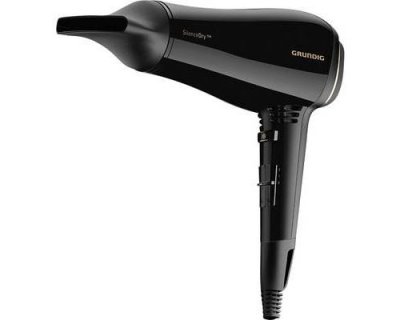 GRUNDIG S&egrave;che-Cheveux Silencieux HD9680 - 1650W - Noir et Cuivre