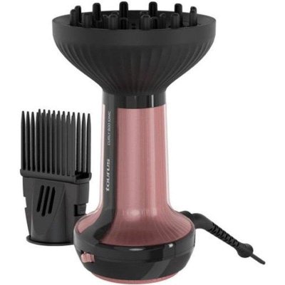 TAURUS S&egrave;che-Cheveux  Curly 800 Ionic 800W Rose et Noir