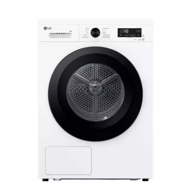 LG S&egrave;che-linge pompe &agrave; chaleur 60cm 9kg blanc -  - RH9B15WH