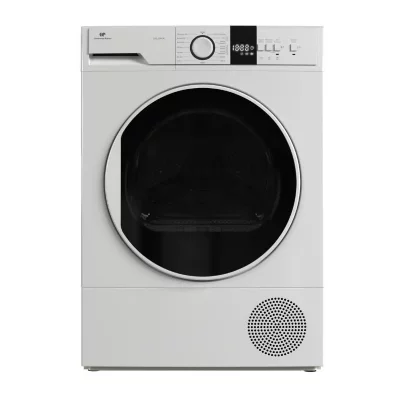 CONTINENTAL EDISON S&egrave;che-linge pompe &agrave; chaleur  CESL12PCW - 12 kg - 60 cm - Classe E - Blanc 