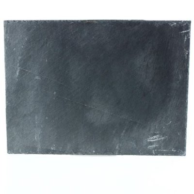 SECRET DE GOURMET  - Assiette de Pr&eacute;sentation Ardoise 40cm Gris