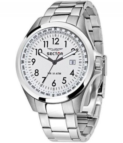 SECTOR  Montre Homme R3253180001 Blanc