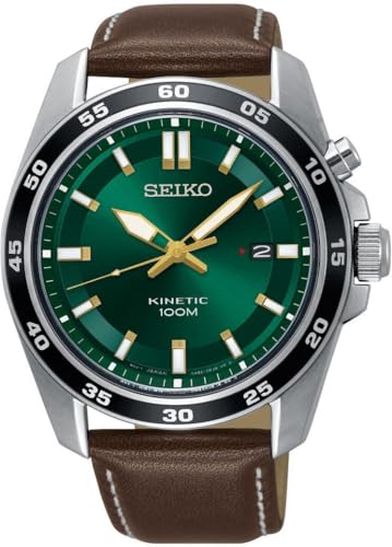 SEIKO  Hommes Montres bracelet, Vert, Taille Unique