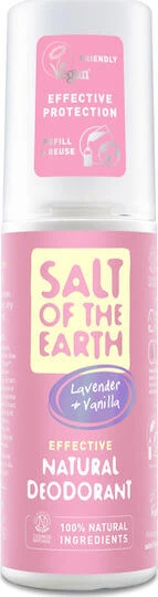 SALT OF THE EARTH Sel de la Terre D&eacute;odorant en spray Lavande Vanille 100ml