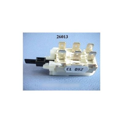 WHIRLPOOL Selecteur marche arret 6 contacts pour lave linge  - 26013