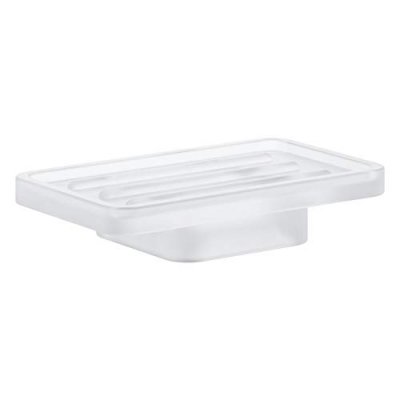 GROHE Selection Cube Porte-savon, blanc satin&eacute; daVinci (40806000)