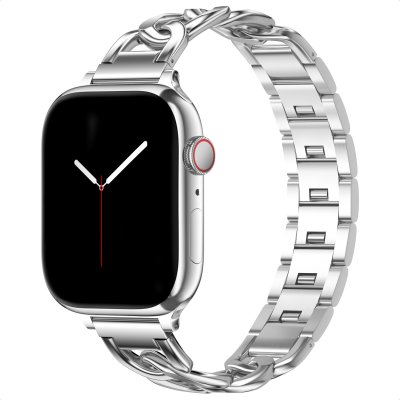 SELENCIA  Bracelet Chain Apple Watch  38/40/41/42 mm - Argent