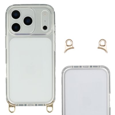 SELENCIA  Coque arri&egrave;re avec crochets amovibles Apple iPhone 17 Pro - Transparent