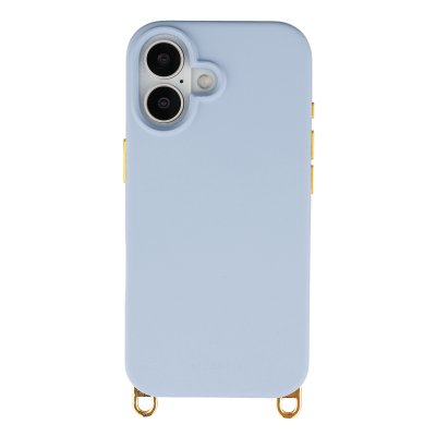 SELENCIA  Coque arri&egrave;re Rivi&egrave;ra avec MagSafe avec crochets amovibles Apple iPhone 16 - Powder Blue
