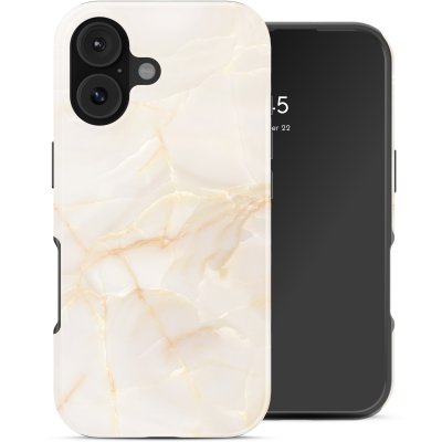 SELENCIA  Coque arri&egrave;re Vivid Apple iPhone 17 - Golden Beige Marble