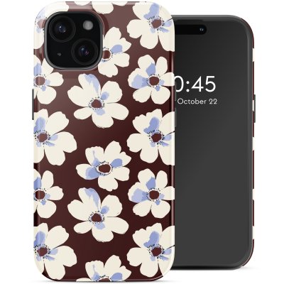 SELENCIA  Coque arri&egrave;re Vivid avec MagSafe Apple iPhone 15 - Choco Flower Pop