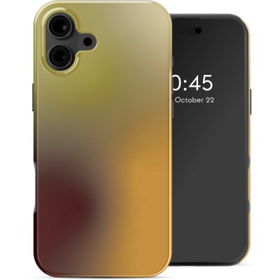SELENCIA  Coque arri&egrave;re Vivid avec MagSafe Apple iPhone 16 - Gradient Olive Dust