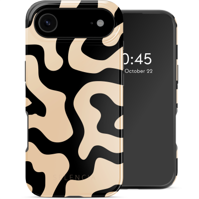 SELENCIA  Coque arri&egrave;re Vivid avec MagSafe Apple iPhone Air - Art Wave Black